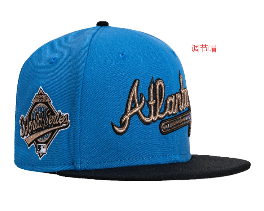 2025 MLB Atlanta Braves blue hat YS->mlb hats->Sports Caps